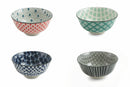 Set 4 Coppette Ø17x8 cm in Gres Villa d'Este Home Tivoli Vari Colori