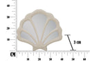 Specchio Conchiglia 40,5x2,3x37,3 cm in Resina