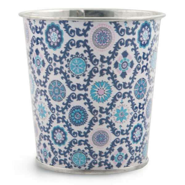 Set aus 6 Becherhaltern aus Metall in Blau mit Romantica Villa d'Este-Dekor online