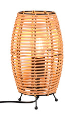 Lampada da Tavolo da Interno Attacco E27 in Tessuto Naturale