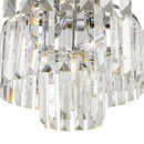 Lampada pendente Neoclassic in Metallo e Vetro Revero Cromo