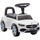 Macchina per Bambini Cavalcabile 65x28x39 cm Licenza Mercedes Benz Clacson e Spazio Portaoggetti Bianco
