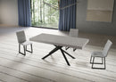 Tavolo Allungabile 180/440x90 cm Niket Cashmere Gambe Antracite      