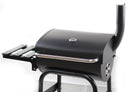 Barbecue a Carbone  con Affumicatore 84x48x116 cm in Acciaio con Ruote Saturnino