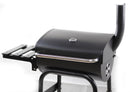Barbecue a Carbone  con Affumicatore 84x48x116 cm in Acciaio con Ruote Saturnino