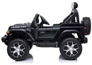 Macchina Elettrica per Bambini 12V 2 Posti con Licenza Jeep Wrangler Rubicon Nera