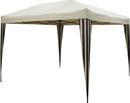 Gazebo da Giardino Pieghevole 3x3m in Alluminio Bauer Rapid Ecrù
