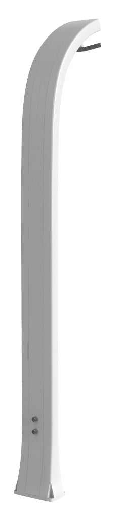 Doccia da Giardino Miscelatore e Doccetta Arkema Spring Plus Fascia Inox Bianco