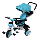 Passeggino Triciclo con Sedile Girevole 360° Kidfun Tricygò Celeste