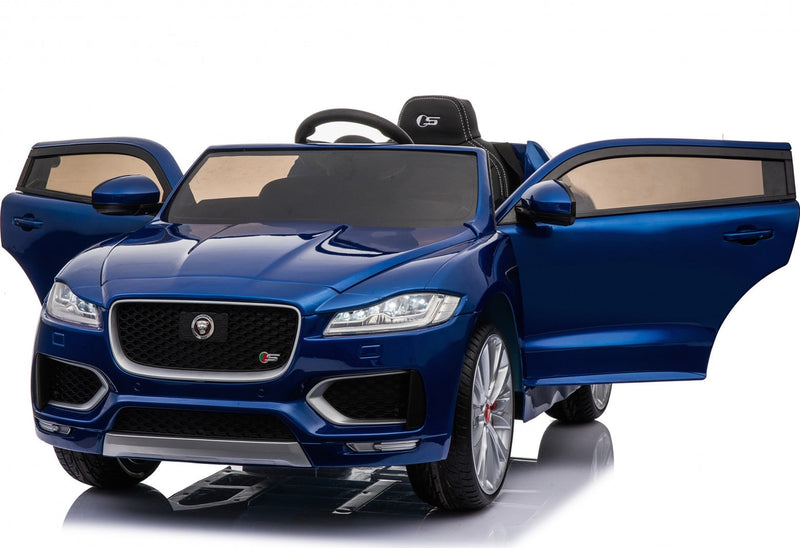 Macchina Elettrica per Bambini 12V con Licenza Jaguar F-Pace Blu