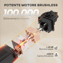 Poltrona Reclinabile con Riscaldamento, 8 Punti Massaggio e 5 Modalità 82x99x106 cm in Tessuto Effetto Velluto Beige   