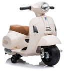 Piaggio Mini Vespa Primavera Elettrica 6V per Bambini Bianca