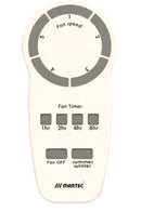 Ventilatore da Soffitto con 3 Pale in Abs Ø132 cm 5 Velocità Martec Wave Nero