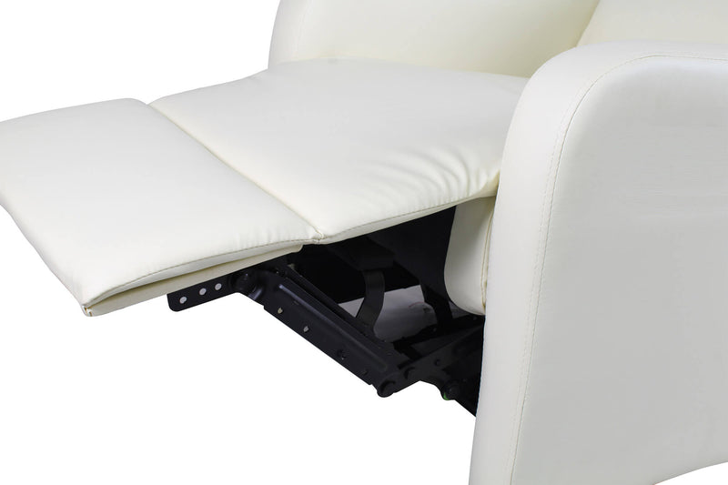 Poltrona Alzapersona Elettrica 1 Motore in Similpelle Vandi Panna