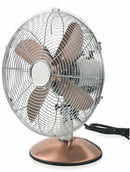 Ventilatore da Tavolo 30cm Oscillante 3 Velocità  35W Kooper Eolo Bicolore