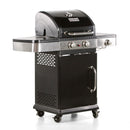 Barbecue a Gas GPL 3 Bruciatori 122x57x112cm Dallas Nero