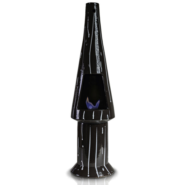 Keramik Bioethanol Bodenkamin 28x95 cm Ferazzoli High Tree Brown Sketches online