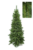 Albero di Natale Artificiale H230 cm Abete Mixed Slim 1227 Tips Verde