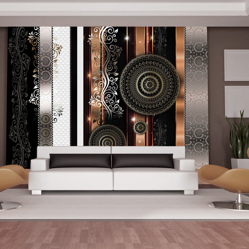 Fotomurale - Dorata L'Armonia Della Disperazione Carta Da Parato Erroi