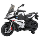Moto Elettrica per Bambini 12V con Licenza BMW S1000 XR Bianca
