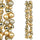 Ghirlanda Natalizia Festone LED 9,5x180 cm con 142 Palline Lucide e Opache Ø3-5 cm Oro