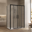 Box Doccia Angolare 2 Ante Scorrevoli in Cristallo Trasparente 6mm H195 Bonussi Eliane Varie Misure