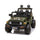 Macchina Elettrica per Bambini Fuoristrada Toyota Fj Cruiser 12V Telecomando Ruote in Gomma e Sedile in Pelle Verde Militare