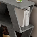 Tavolino da Soggiorno Laterale 60x22x57 cm in MDF Lazena Cemento