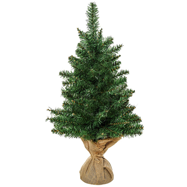acquista Künstlicher Mini-Weihnachtsbaum 60 cm 70 grüne Tannenzweige