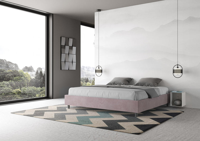 Letto Matrimoniale Extra Large Azelia Glicine Varie Misure