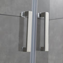 Porta Parete Doccia 2 Ante Scorrevoli in Cristallo Trasparente 6mm H195 Bonussi Giuly Varie Misure