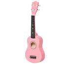 Ukulele Soprano in Legno con Accessori  Rosa