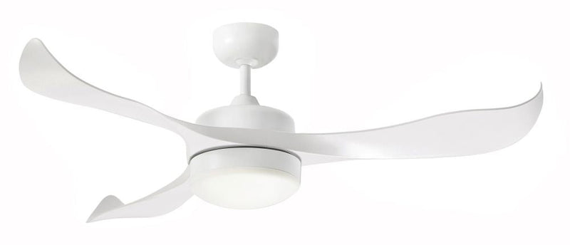 Ventilatore da Soffitto con 3 Pale e LED Ø130 cm 5 Velocità Martec Scorpion Bianco