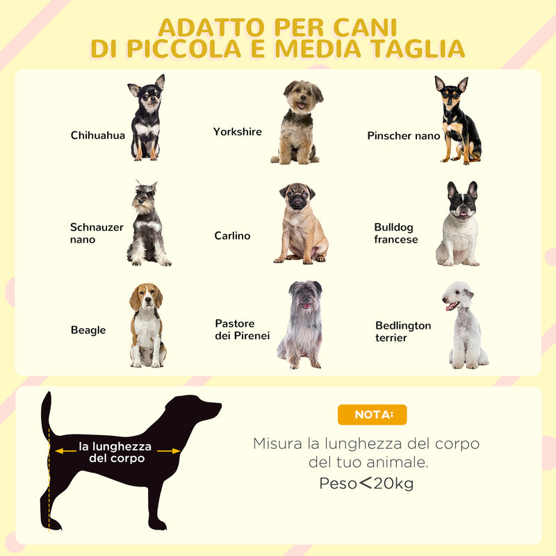 Cuccia per Cani di Taglia Piccola e Media 90x62x71 cm con Finestrelle e Ingresso a Tenda in Legno di Abete Grigio Chiaro  