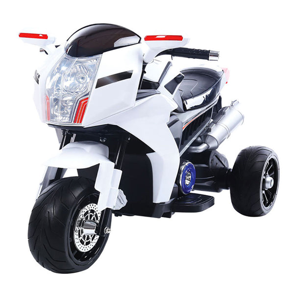 online Elektromotorrad für Kinder 6V Kidfun Weiß mit Raucheffekt