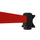 Wandvorhang 3 Meter 6x12,5 cm Rotes Band