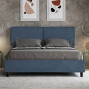 Letto Matrimoniale Mados Blu Varie Misure