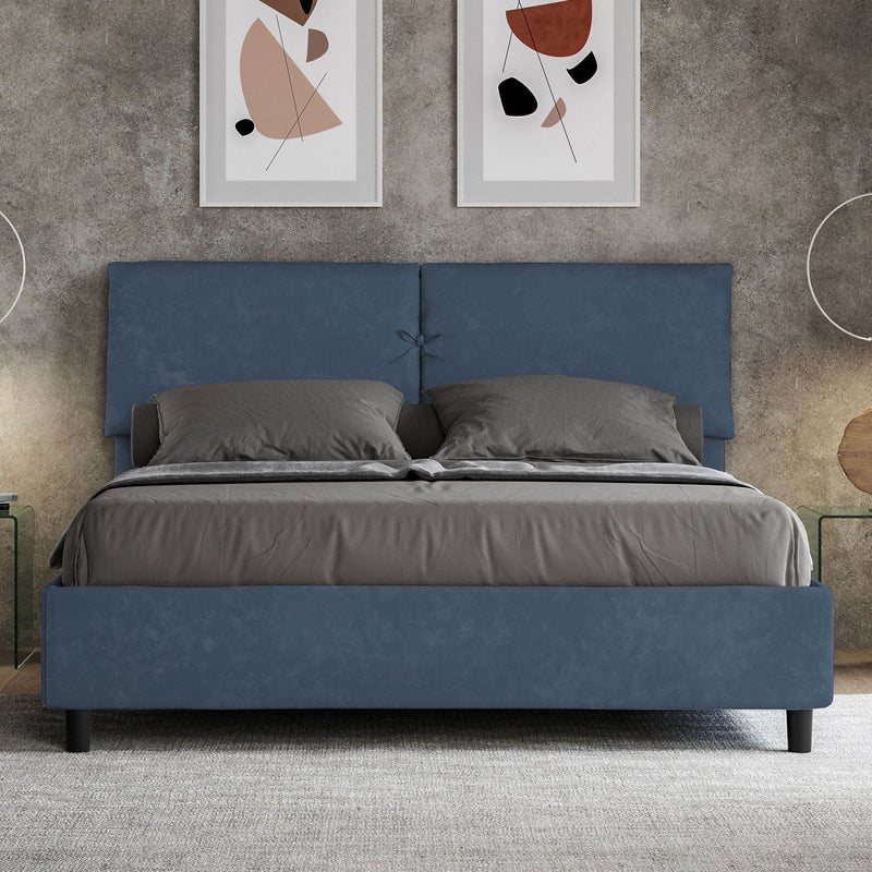 Letto Matrimoniale Mados Blu Varie Misure