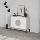 Madia 2 Ante 110x35,6x82 cm in MDF Gora Light Mocha