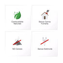 Camino a Bioetanolo da Tavolo Ø28,4x23,4 cm Karlsen Lione Nero