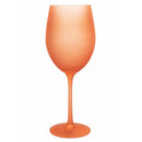 Set 6 Calici Effetto Ghiaccio Happy Hour Sunset in Vetro VdE Tivoli 1996 Rosso