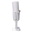 Soldatino Schiaccianoci in metallo bianco cm 22x16,5xh55