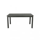 Tavolo Cuba Allungabile 150/210x90x75 h cm in Alluminio Antracite