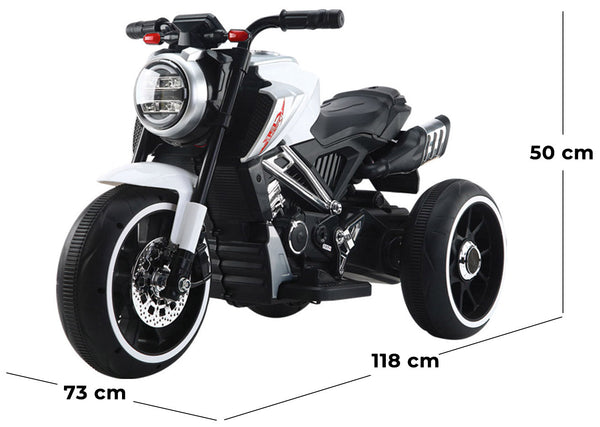 Elektromotorrad für Kinder 12V Speed Weiß prezzo
