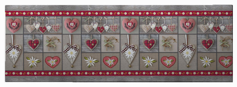 Tappeto Passatoia 50x50 cm in Poliestere con Stampa Digitale Tirol