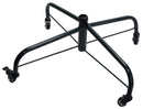 Base per Albero di Natale 73 cm in Metallo con Ruote Nero