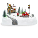 Villaggio Natalizio 20x20x16 cm Giostra di Natale Luci Suoni e Movimento