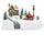 Weihnachtsdorf 20x20x16 cm Weihnachtskarussell Lichter Geräusche und Bewegung