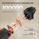 Poltrona Reclinabile Elettrica con Telecomando 80x83x104 cm in Tessuto Effetto Velluto Marrone   