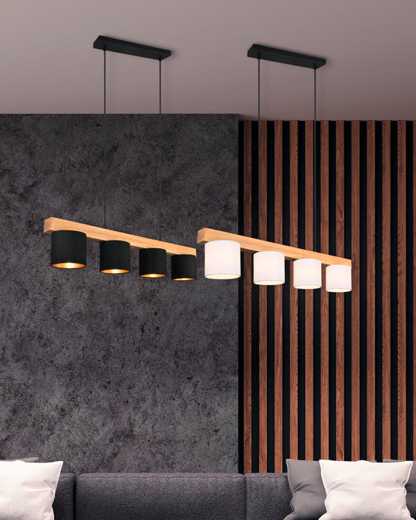 Pendelleuchte für den Innenbereich E14 in Naturholz Naturholz prezzo